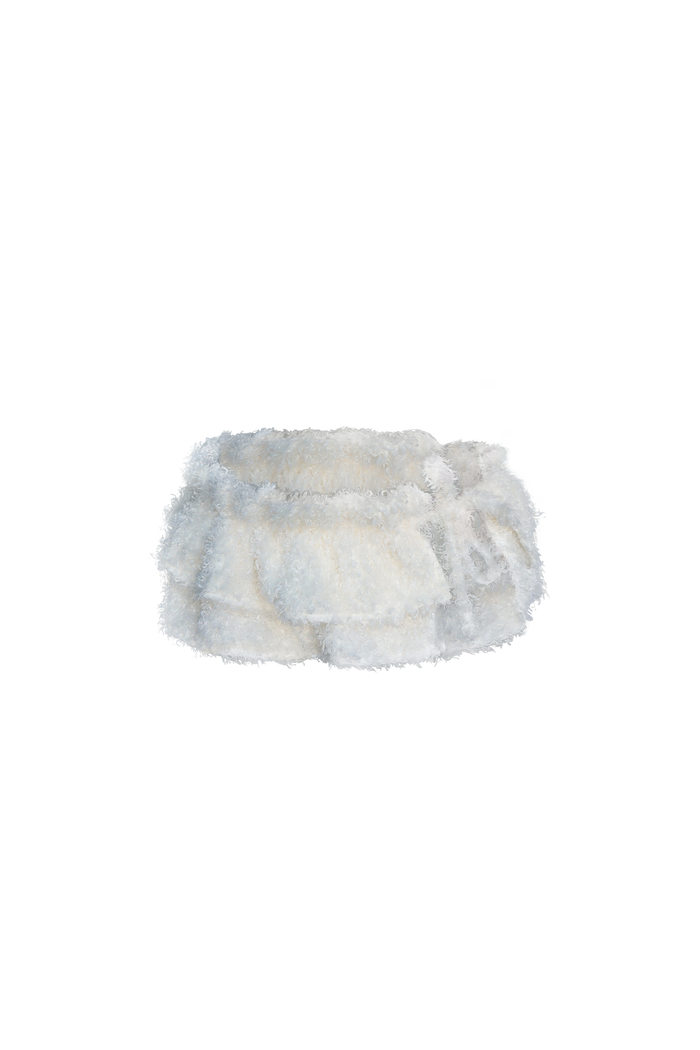 I <3 White Mini Skirt Cover Up