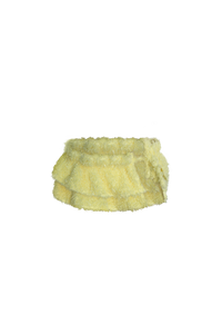 I <3 Yellow Mini Skirt Cover Up