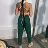 Julia Backless Bodysuit (Taupe)